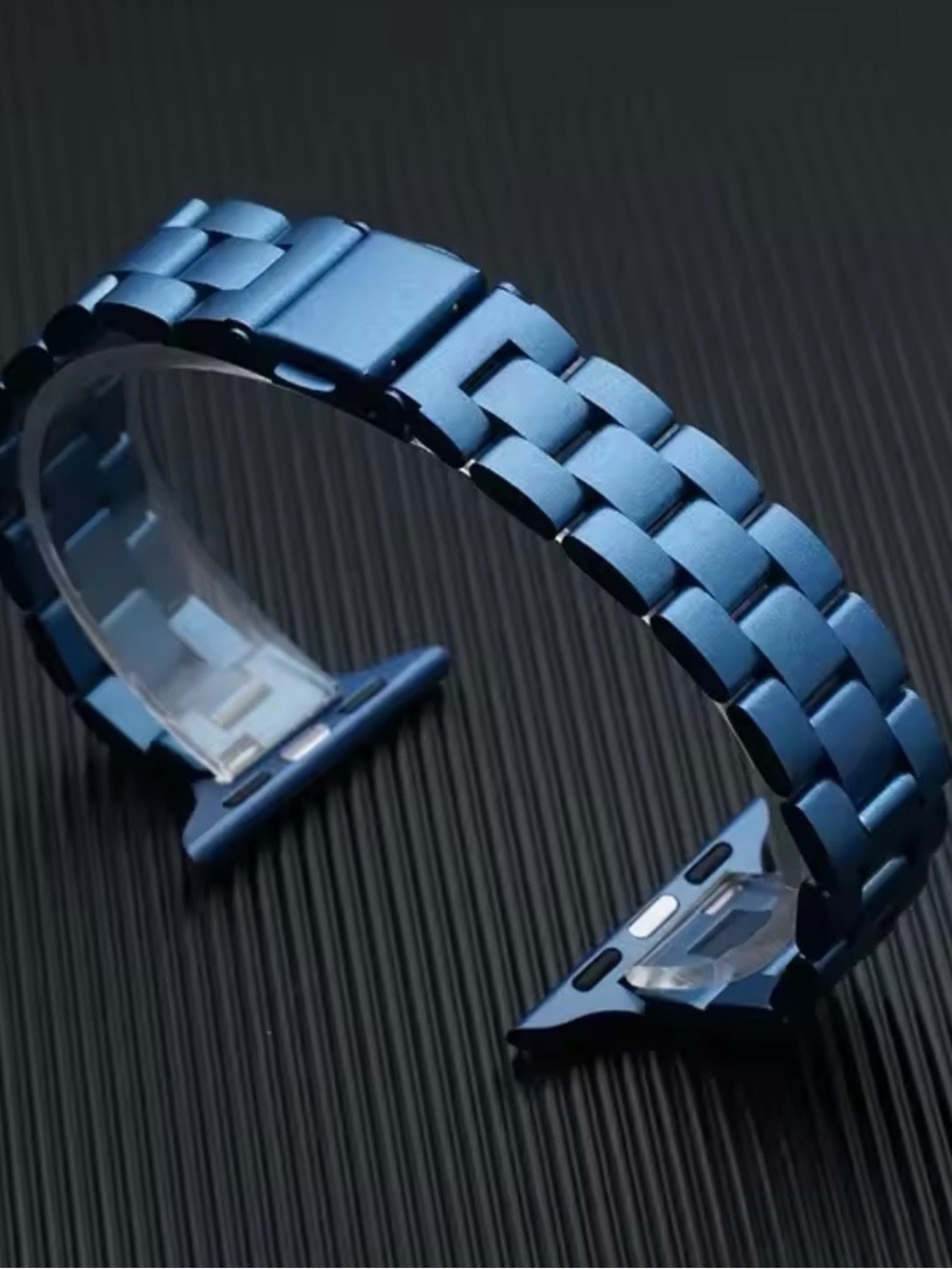 Macy's Men's Blue Metal Link Watch Band 38-42mm